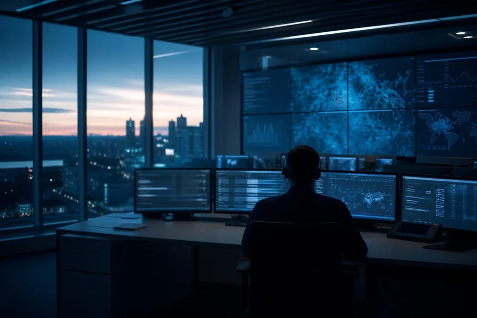 Managed security analysts monitoring and investigating cyber alerts